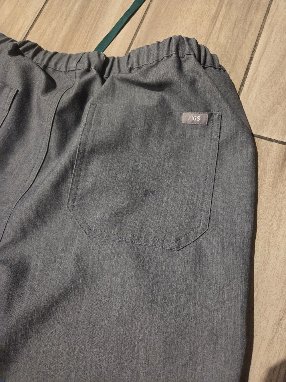 FIGS Pisco Men’s Scrub Pants Medium Tall Graphite Gray Straight Leg